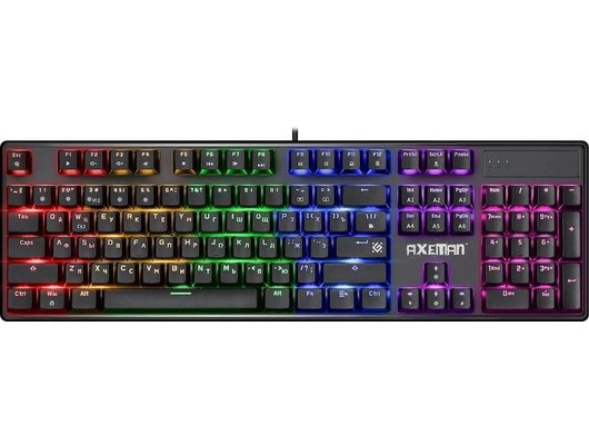 Клавиатура проводная игровая Defender Axeman GK-302 механическая